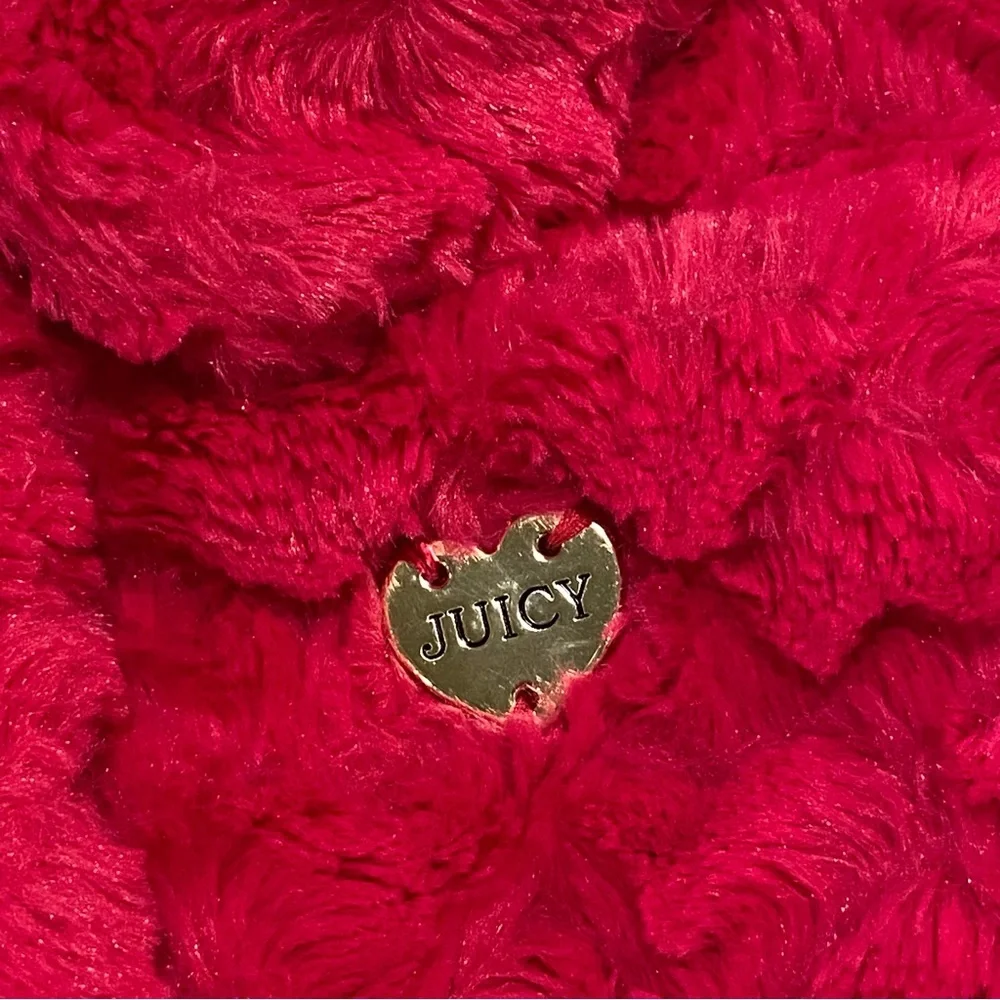 Juicy Couture Pink Heart Patterned Button Up Girls Coat Size 5 - Like New